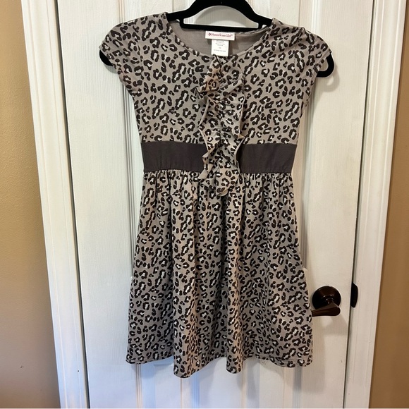 American Girl Leopard Print Dress Girls Size 10 EUC - Picture 4 of 6